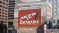 Eyecatching Large Advertisement for Zatatain\'s Creole Seasoning on Brick Wall of the Queen and Crescent Hotel L