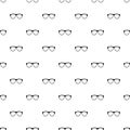 Eyeglasses with diopters pattern seamless vector Royalty Free Stock Photo