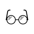 Eyeglasses icon vector illustration template design trendy Royalty Free Stock Photo