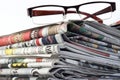 Eyeglasses and Newspapers