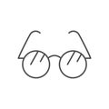 Eyeglasses or spectacles line icon Royalty Free Stock Photo
