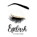 Eyelash extensions logo