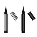 Eyeliner 3d template pencil. Make up realistic pen. Liner. Crayon. Cosmetic Makeup Metallic Eyeliner Pencils