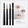 Eyeliner Packaging with Types of Eye Makeup