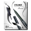 Eyeliner Pencil Creative Promotional Banner Vector