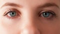 Eyes closeup vision eyesight woman face sad look