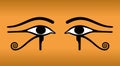 Eyes of Horus. Wedjat. Ancient Egyptian symbol