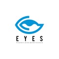 Eyes logo. Logo template for your business