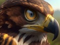 Eyes of the Sky: Mesmerizing Hawk Eye Images that Capture the Essence of Aerial Predators Royalty Free Stock Photo