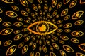 Eyes - vector backgrounde Royalty Free Stock Photo