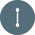 Eyeshade applicator icon vector image.