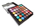 Eyeshadow makeup palette Royalty Free Stock Photo