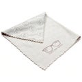 Eyewear cleaning cloth isolated on white background Royalty Free Stock Photo