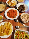 eygyptian food table Royalty Free Stock Photo