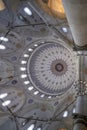 Historical Eyup Sultan Tomb and Mosque is in Eyup district of Istanbul, outside the city walls and near the Golden Horn. View from Royalty Free Stock Photo