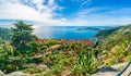 Eze village at french Riviera coast, Cote d`Azur, France Royalty Free Stock Photo