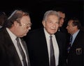 Ezer Weizman at a Somber Moment in Israel in 1997