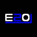 EZO letter logo creative design with vector graphic, EZO
