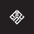 EZZ letter logo design on black background. EZZ creative initials letter logo concept. EZZ letter design