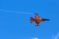 F-16 Fighting Falcon display jet Royalty Free Stock Photo