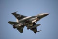 F-16, fly by Royalty Free Stock Photo
