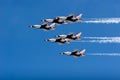 F-16 Thunderbird fighter jets Royalty Free Stock Photo