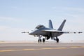 F-18 Hornet taxiing Royalty Free Stock Photo