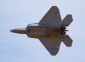 F-22 Raptor fighter jet Royalty Free Stock Photo