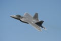 F-22 Raptor Flyby Royalty Free Stock Photo