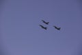 F16 aircrafts in the sky Royalty Free Stock Photo