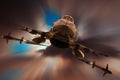 F16 Attacking Royalty Free Stock Photo