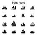 Boat icons vector illustration graphic design