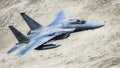 F15 c Grim Reaper in flight 493rd USAF retires March 2022 military jet aircraft Royalty Free Stock Photo