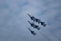 F-16C\'s of the US Airforce Thunderbirds at the Cleveland National Air Show 2023