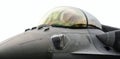 Fighter jet canopy Royalty Free Stock Photo