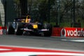 22 April 2005, San Marino Grand Prix of Formula One. Christian Klien drive Red Bull F1 during Qualyfing session on Imola Circuit Royalty Free Stock Photo