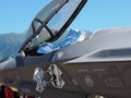 F-35 Cockpit and canopy Royalty Free Stock Photo