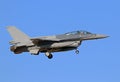 F-16D Fighting Falcon on short final Royalty Free Stock Photo