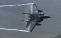 F-15E Strike Eagle flying through the Mach Loop