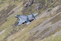 F-15E Strike Eagle flying through the Mach Loop