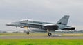 F-18F against the sky at the Avalon Airshow in Geelong, Australia during daytime Royalty Free Stock Photo