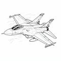 F16 And F15 Fighter Jet Coloring Pages