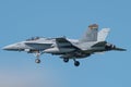 F A-18 fighter USArmy Royalty Free Stock Photo