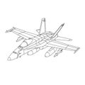 F-18 Hornet Aircraft Coloring Pages For Adults And Kids