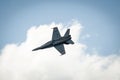 F 18 Hornet from the Swiss air force in flight