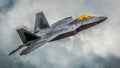 F22 jet aircraft Royalty Free Stock Photo