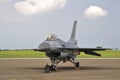 The F16 jet fighter on display. Royalty Free Stock Photo