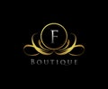 F Letter boutique logo design