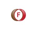 F letter circle logo