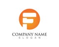 F letter logos and symbols template icons Royalty Free Stock Photo
